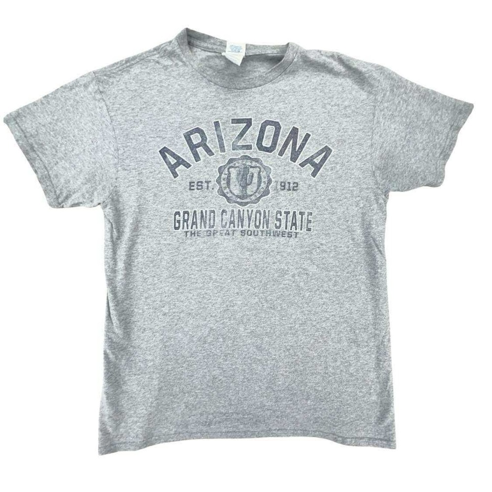 Arizona Grand Canyon State T Shirt Gray Adult‎ Medium Est. 1912 Short Sleeve